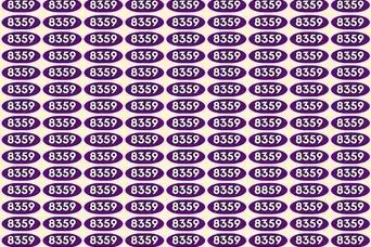 بازی فکری : برای اینکه ثابت کنی چشم هات 10 /10 هست 6 ثانیه وقت داری عدد 8859 را  پیدا کنید!