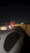 میخ سه پر و پنچری 400 ماشین ؛ حادثه عجیب اتوبان تهران-کرج  + فیلم