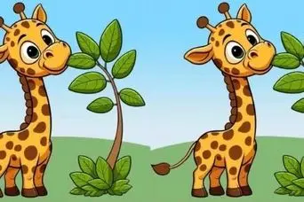 بازی فکری :فقط کسانی که ضریب هوشی بالایی دارند می‌توانند در عرض ۱۴ ثانیه، ۳ تفاوت را پیدا کنند!