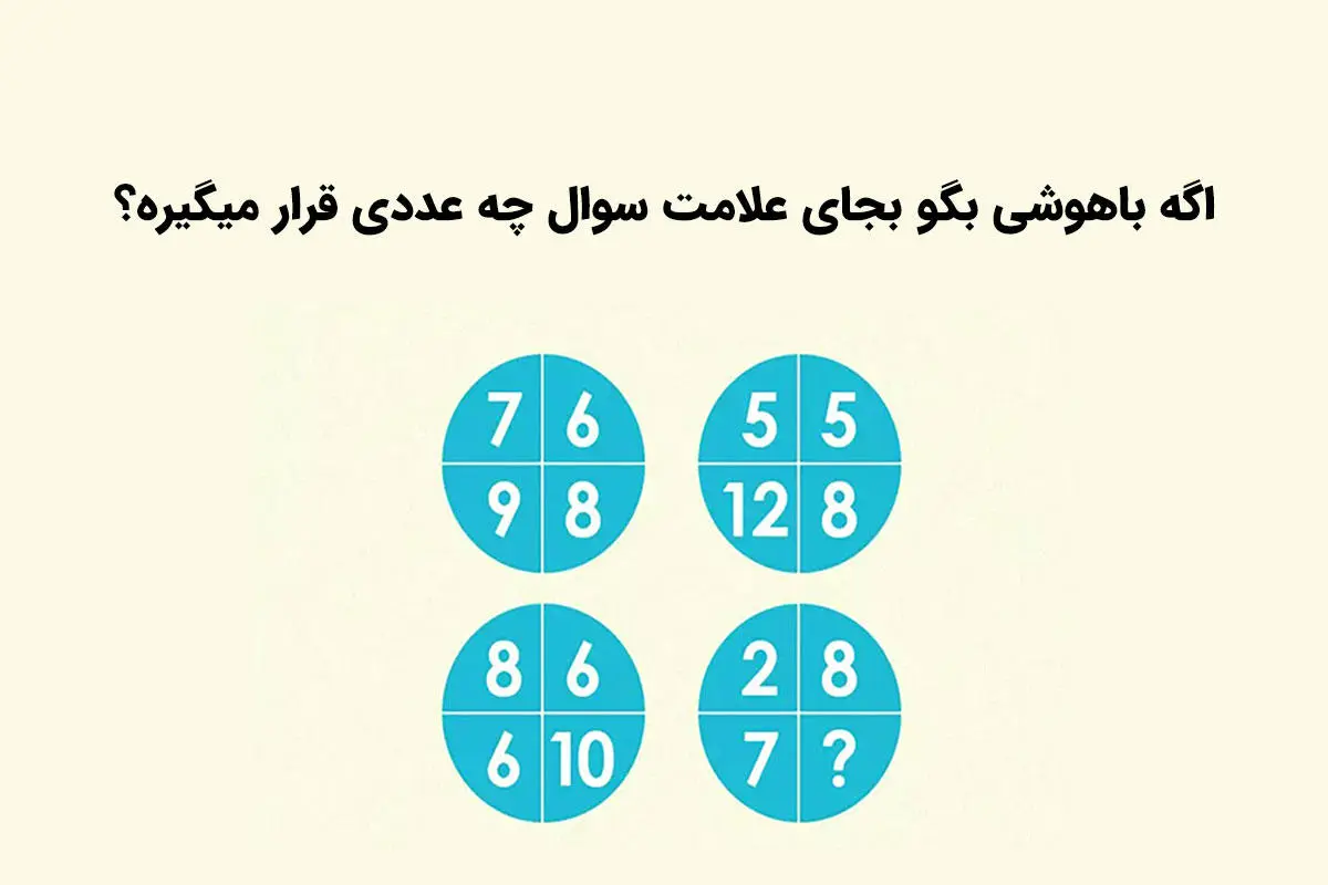 تست هوش | فقط نوابع تو سه سوت این معادله ریاضی رو حل میکنن