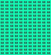 بازی فکری : فقط اوناییکه ضریب هوشی 130 دارن میتونن تو 5 ثانیه عدد 88 و پیدا کنند!