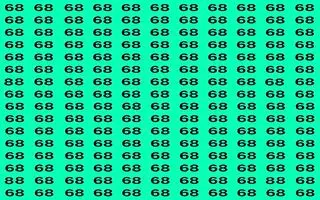 بازی فکری : فقط اوناییکه ضریب هوشی 130 دارن میتونن تو 5 ثانیه عدد 88 و پیدا کنند!