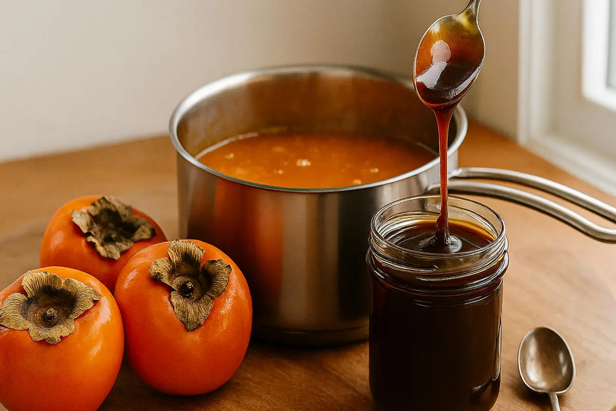 طرز تهیه شیره خرمالو بدون کپک زدن