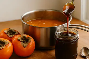 طرز تهیه شیره خرمالو بدون کپک زدن