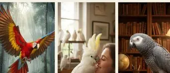 تست شخصیت شناسی : با انتخاب یک طوطی بفهمید که  سبک فکری‌ ات چگونه است!