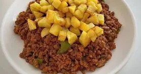 طرز تهیه واویشکا بدون گوشت | یک غذای اقتصادی با سویا و سیب‌زمینی