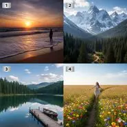 تست شخصیت شناسی : با انتخاب یک منظره بفهمید آرامش شما در چیست؟