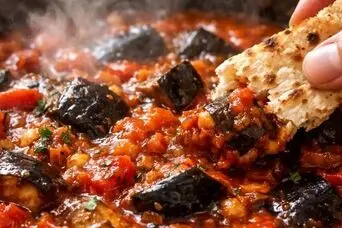 با ۴ بادمجان این شام کم‌خرج را درست کن | طرز تهیه یتیمچه بادمجان با گوجه تازه