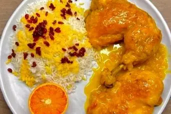 مرغ پرتقالی گیلانی؛ خوراک گرمِ شب‌ یلدا