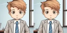 بازی فکری: سه تفاوت بین تصویر پسرک کت و شلواری | فقط دقیقترینها آنها را میبینند