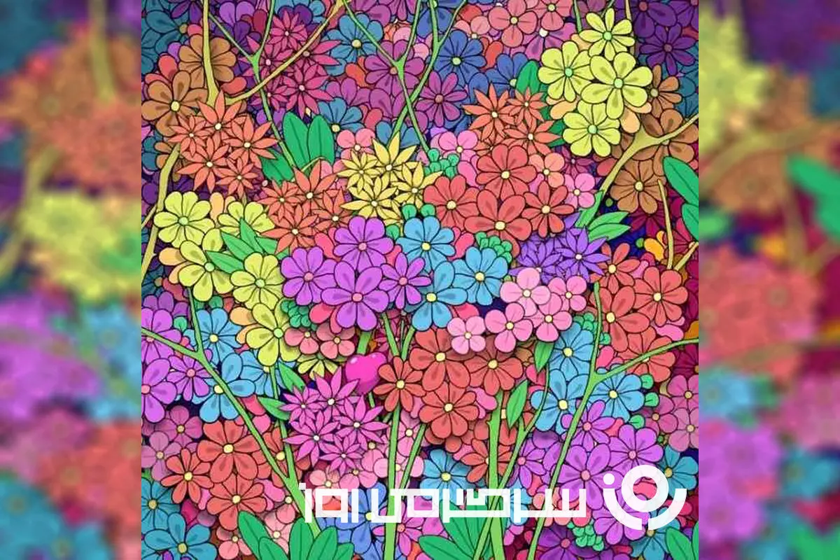 بازی فکری: می‌تونی قلب پنهون رو توی ۱۱ ثانیه پیدا کنی؟ فقط برای چشم‌های عقابی!