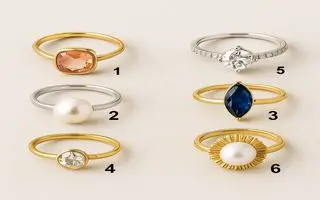 تست شخصیت شناسی : با انتخاب یک انگشتر، راز جذابیتت برای جنس مخالف فاش می‌شود!