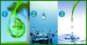 تست شخصیت شناسی : یک قطره آب انتخاب کنید و ببینید آیا راه درست را می‌روید یا نه؟