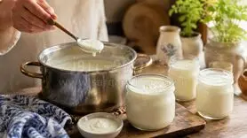 ترفند | چگونه ماست درست کنیم؟ دمای دقیق مایه‌زدن برای ماست سفت و کم‌آب