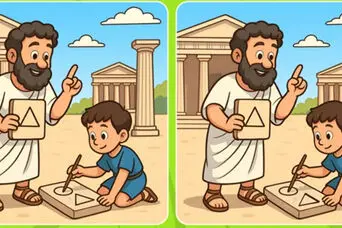بازی فکری | ۳ تفاوت این صحنه باستانی را در ۳۰ ثانیه پیدا می‌کنید؟