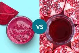 مقایسه دو ابرنوشیدنی طبیعی برای کنترل فشار خون | چغندر در برابر انار!