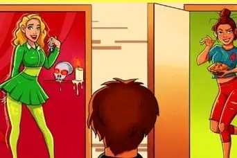 بازی فکری: فقط یه نابغه تمام عیار متوجه می شه کدوم خانم جونش در خطره؟!