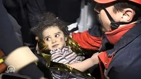 جدیدترین اخبار زلزله ترکیه | نجات دختربچه ۲ ساله از زیر آوار پس از ۸۸ ساعت در ترکیه 