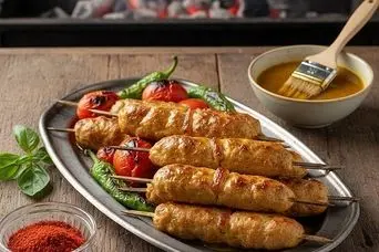 طرز تهیه کباب کوبیده مرغ با دنبه گوسفندی: راز کباب رستورانی در خانه!