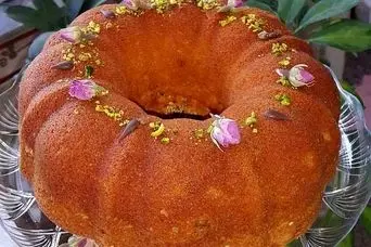 کیک وانیلی گردویی؛ یک عصرانه دلپذیر پاییزی