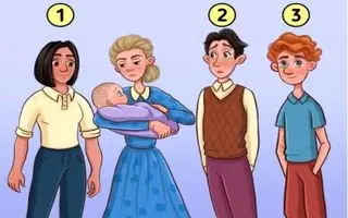 بازی فکری؛ در عرض 5 ثانیه پدر نوزارد را بین سه مرد دیگر پیدا کنید!