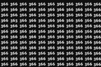 بازی فکری : از هر 100 نفر فقط یک نفر که تو 6 ثانیه عدد متفاوت و پیدا می کنه!