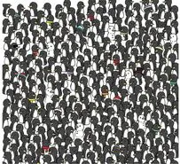 بازی فکری: اگه بتونی ۳ گربه پنهون رو از بین پنگوئن ها پیدا کنی تاج و تخت تیزبینی برای توعه!