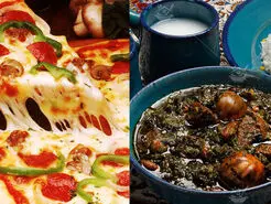 پیتزای قورمه سبزی؛ این غذا فقط اسمش عجیبه ولی مزه اش تا عمر داری از ذهنت پاک نمیشه + دستور پخت کامل
