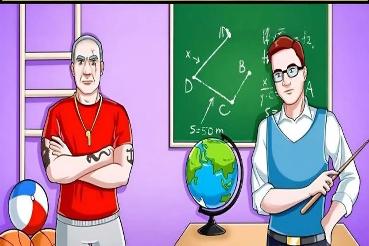 تست هوش : بچه زرنگای میز اول نشین بگن کدوم معلم واقعیه کدوم کیک؟