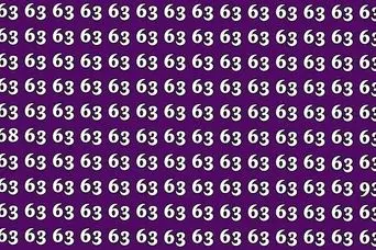 بازی فکری : فقط نوابغ زیر 7 ثانیه عددهای 93 و 68 را پیدا میکنن!