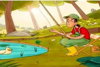 بازی فکری: اگر چشم عقاب دارید، در ۷ ثانیه بفهمید قلاب گمشده ماهیگیر کجاست؟