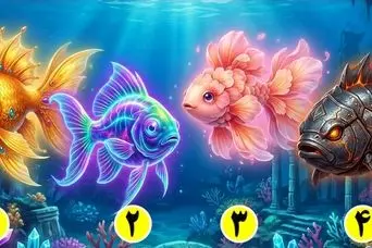 تست شخصیت‌شناسی: با انتخاب یک ماهی بفهمید در اعماق روحت چی می‌گذره!