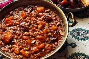 طرز تهیه پیازو زنجان یک غذای سنتی و خوشمزه