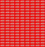 تست هوش؛ فقط 4 ثانیه وقت دارید که عدد 429 رو پیدا کنید!