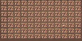 بازی فکری : فقط یک نابغه می‌تواند  52 را در میان این همه 72 در 6 ثانیه پیدا کند!