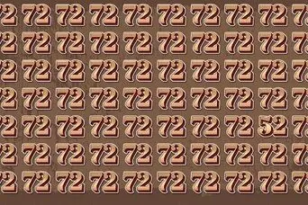 بازی فکری : فقط یک نابغه می‌تواند  52 را در میان این همه 72 در 6 ثانیه پیدا کند!