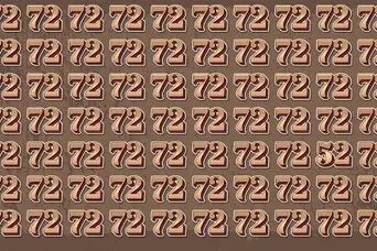 بازی فکری : فقط یک نابغه می‌تواند  52 را در میان این همه 72 در 6 ثانیه پیدا کند!