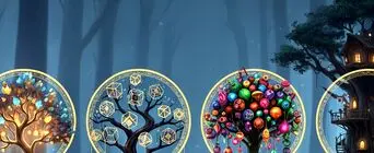 تست شخصیت شناسی : کدام درخت فانتزی بیشترین همخوانی را با دنیای درونی تو دارد؟