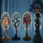 تست شخصیت شناسی : کدام درخت فانتزی بیشترین همخوانی را با دنیای درونی تو دارد؟