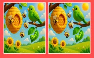 بازی فکری : فقط نابغه ها تو 5 ثانیه 3 تفاوت تصویر پرنده رنگی را پیدا می کنند!