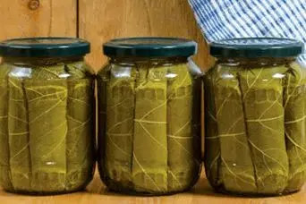 طرز تهیه ترشی برگ مو