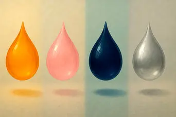  تست شخصیت شناسی  : با انتخاب یک قطره رنگ بفهمید چقدر به احساسات دیگران حساس هستید!