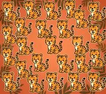 بازی فکری : بچه ببر متفاوت کدام است؟ اگر چشمان تیزبینی دارید در 5 ثانیه بفهمید!