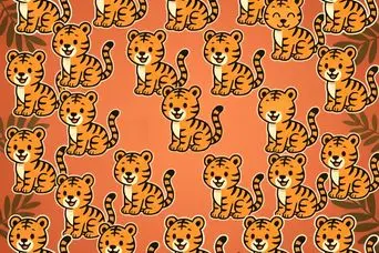 بازی فکری : بچه ببر متفاوت کدام است؟ اگر چشمان تیزبینی دارید در 5 ثانیه بفهمید!