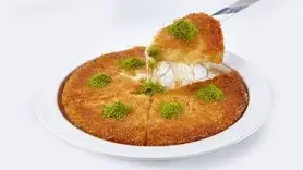 کنافه با شربت زعفران ؛ دسر ترکی برای دورهمی‌ها و عصرانه‌های خاص پاییز