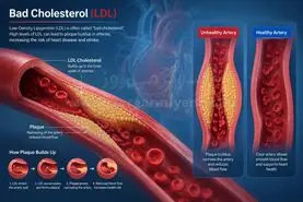 چگونه LDL (کلسترول بد) خون را کاهش دهیم؟