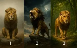  تست شخصیت شناسی : یک شیر را انتخاب کنید تا بفهمید چقدر آتش زیر خاکسترید!