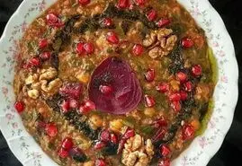 طرز تهیه آش انار شیرازی مخصوص شب یلدا