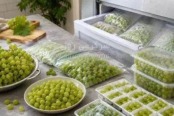 روش‌های فریز کردن غوره؛ بهترین راه نگهداری غوره تازه در فریزر