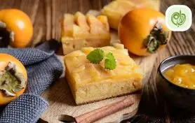 طرز تهیه کیک خرمالو خانگی مخصوص شب یلدا